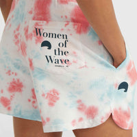 Women of the Wave sweatshort | Pink Ice Cube Tie Dye
