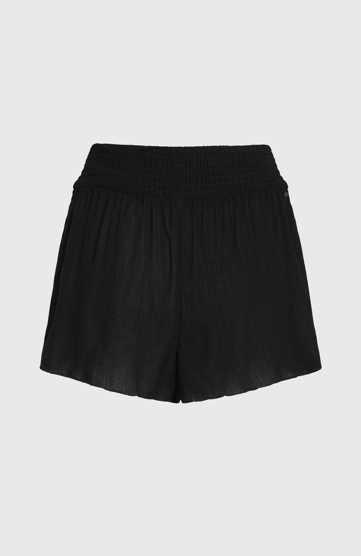 Johnny Smocked Waist short | Black Out