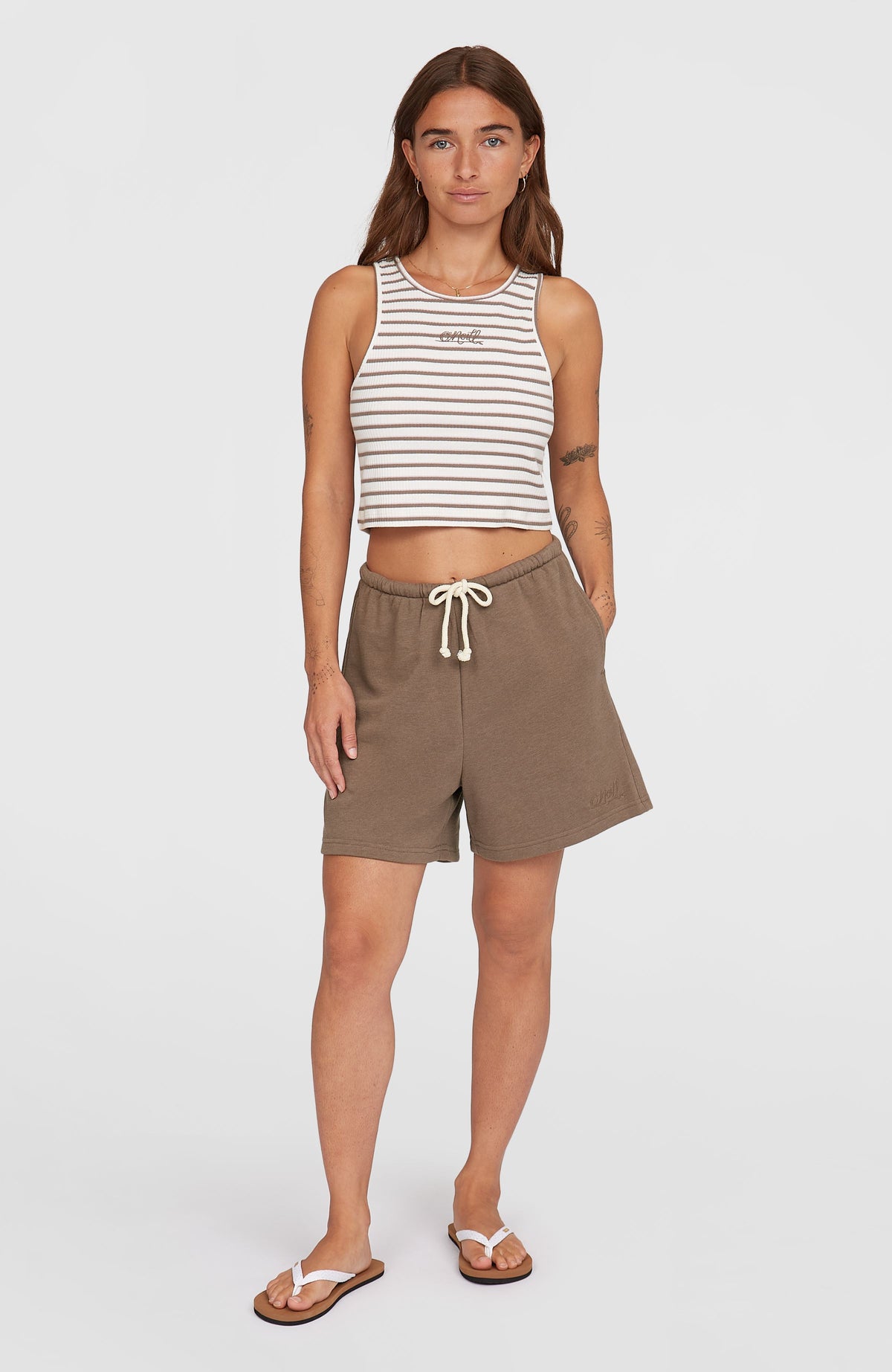 Essentials Script sweatshort | Pure Cashmere