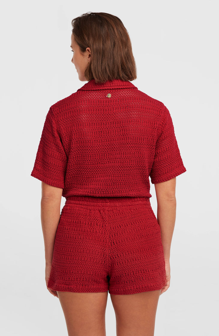 O'Riginals Crochet short | Midnight Poppy