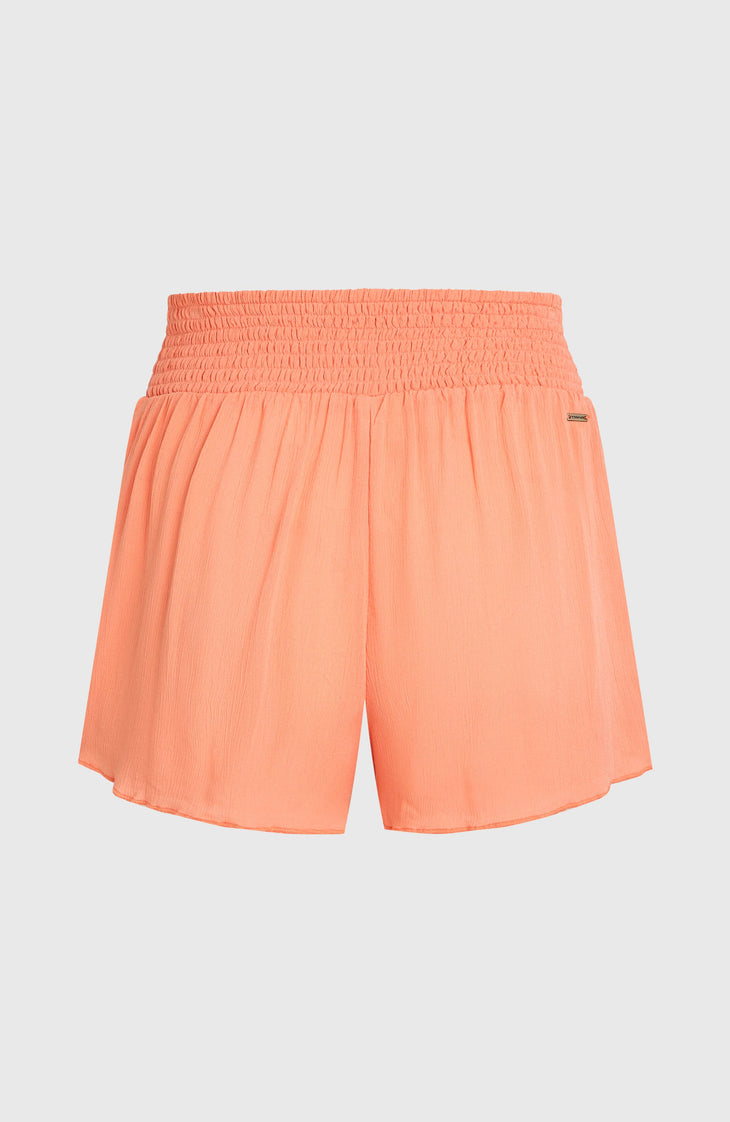 Johnny Smocked Waist short | Funky Peach