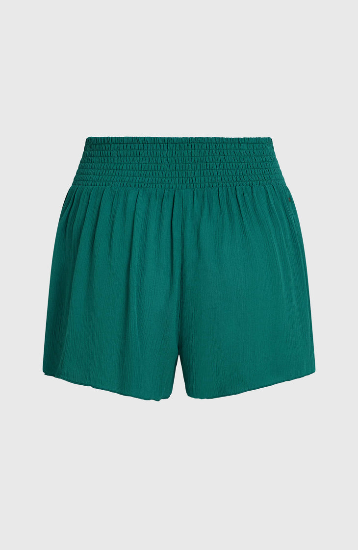 Johnny Smocked Waist short | Botanical Heat