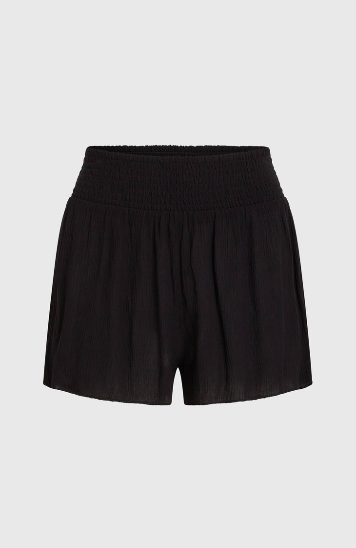 Johnny Smocked Waist short | Black Out