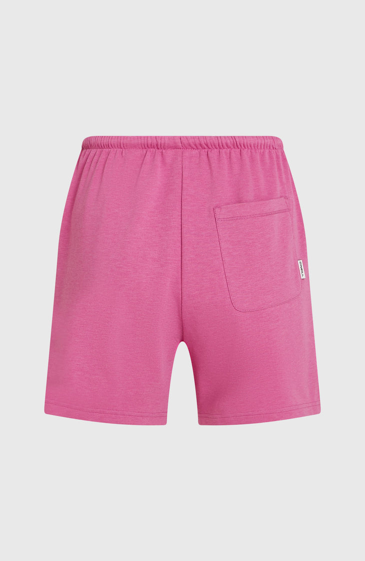 Essentials Script sweatshort | Electric Fuschia