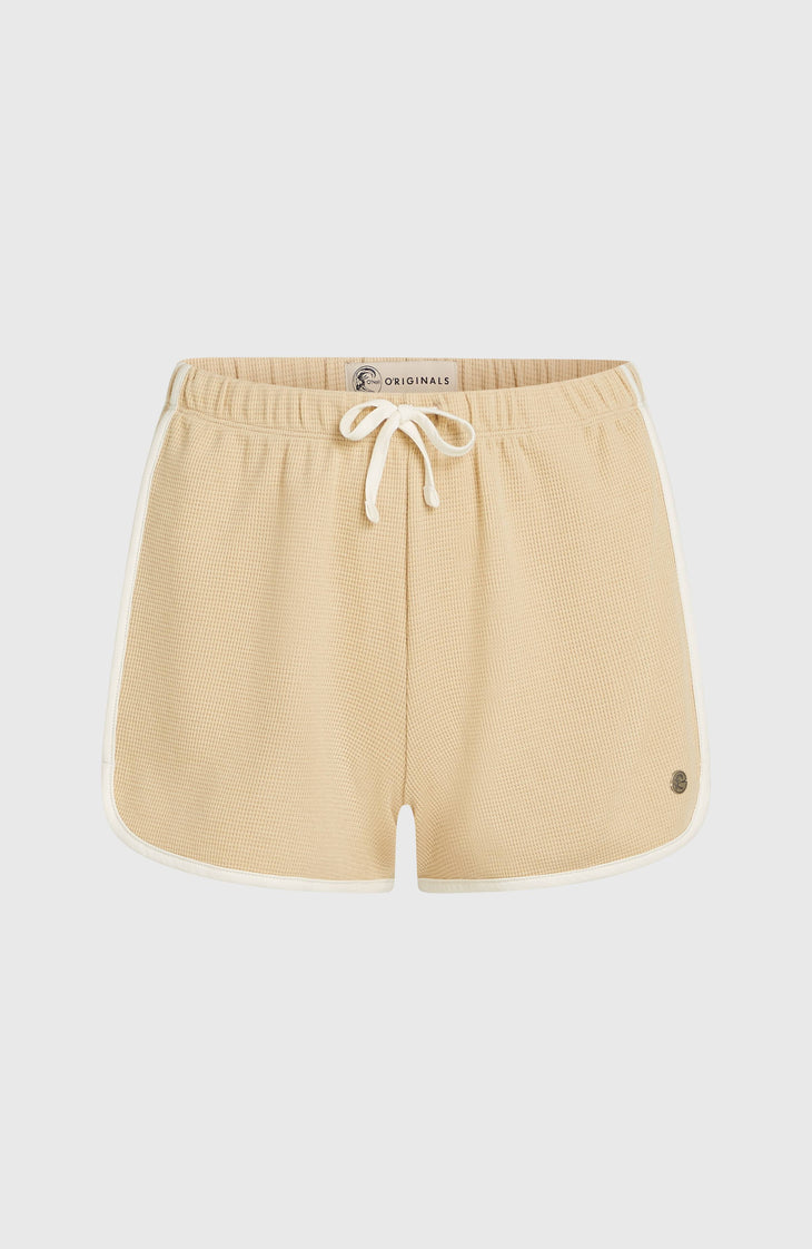 O'Riginals short van gewafelde stof | Cocoa Sand