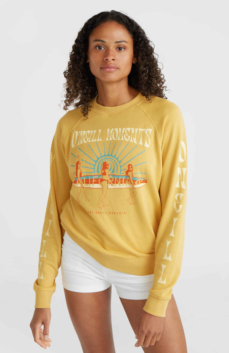 O'Neill Beach Vintage Crew sweater | Golden Haze O'Neill Beach Vintage Crew sweater | Golden Haze