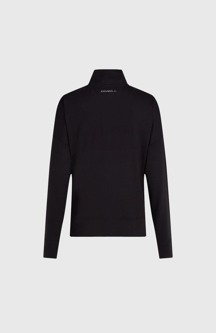 Sweater met halve rits | Black Out