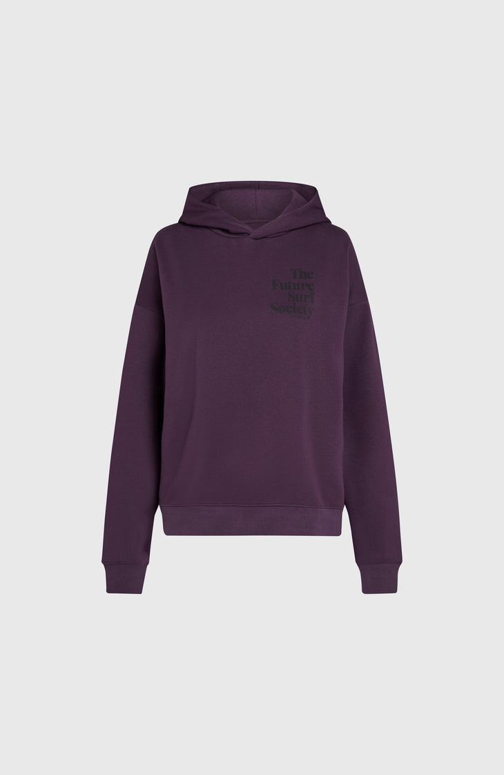 Future Surf Society hoodie | Aubergine