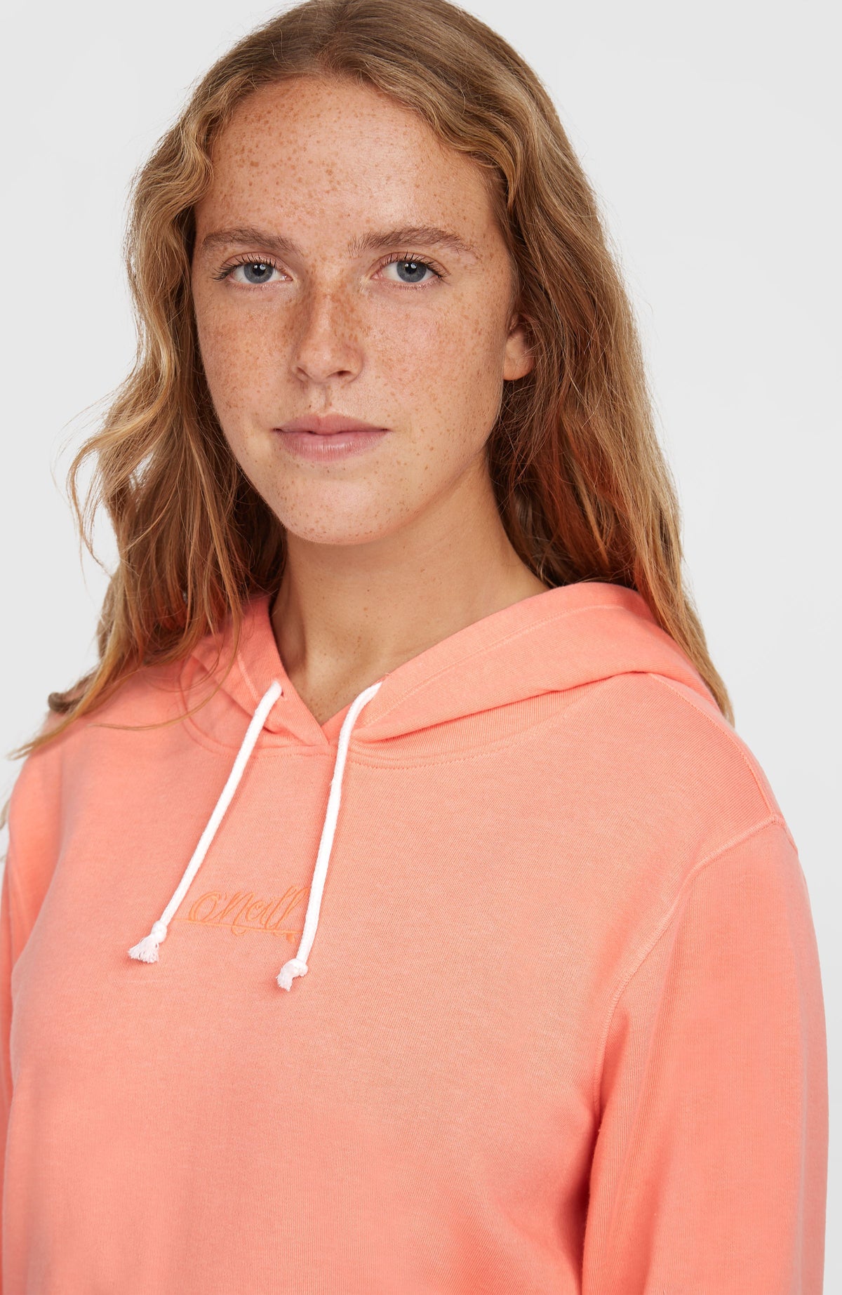 Essentials O'Neill Script hoodie | Coral Pink