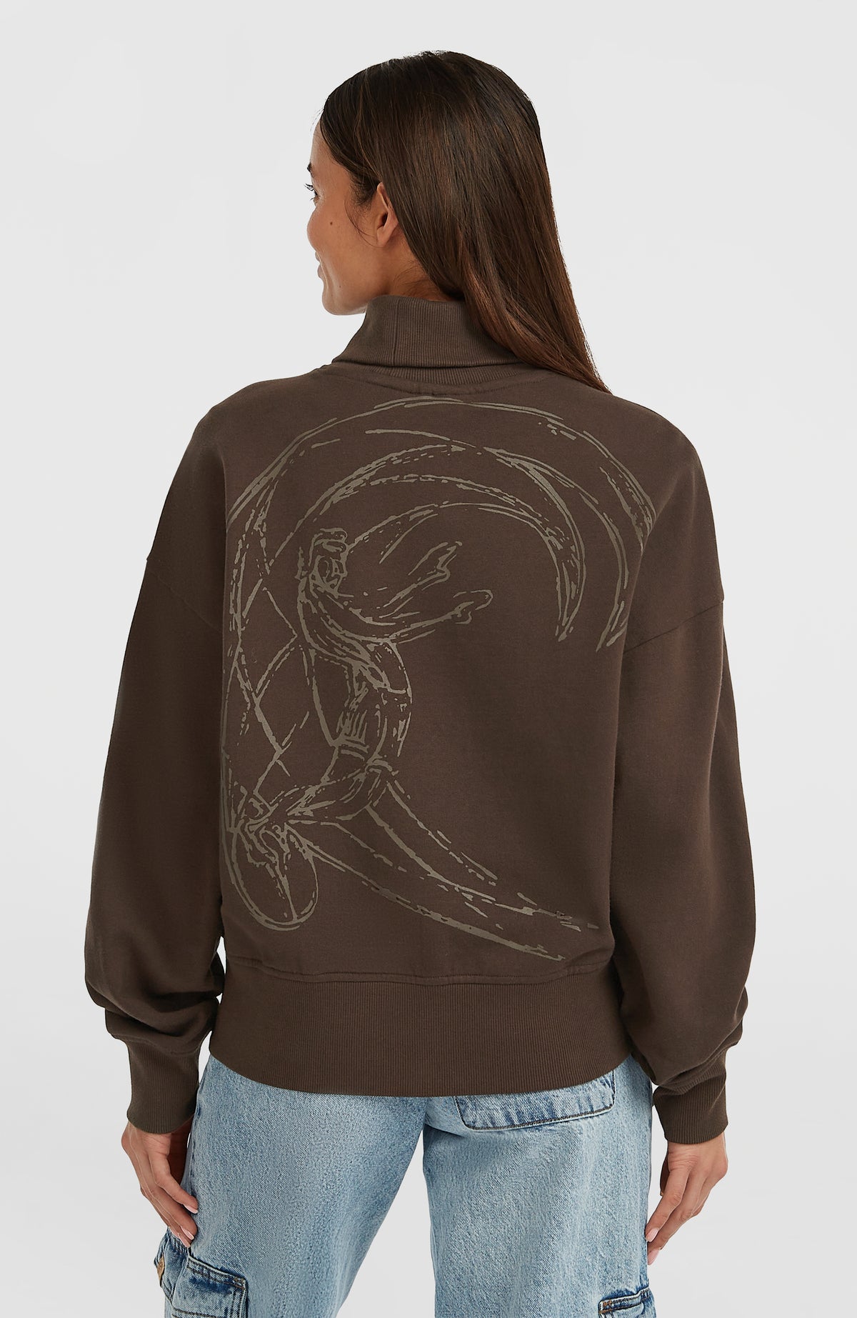 O'Riginals sweater met hoge hals | Coffee Bean