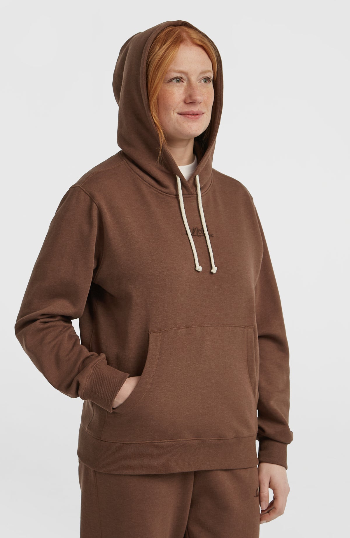 Essentials Script hoodie | Hazel Spice