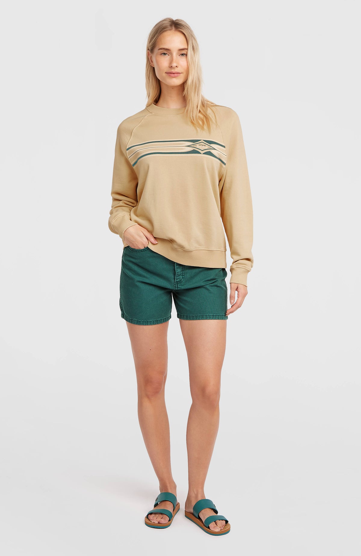 O'Riginals Crewneck sweater | Cocoa Sand