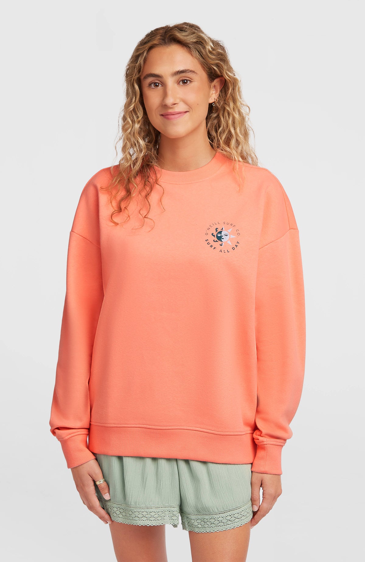 Summer Musthave Crewneck sweater | Funky Peach