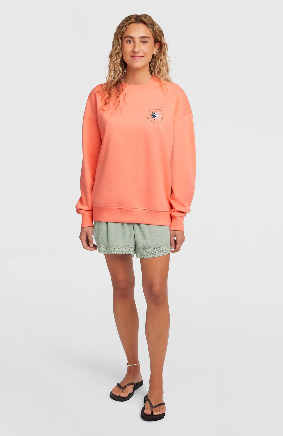Summer Musthave Crewneck sweater | Funky Peach