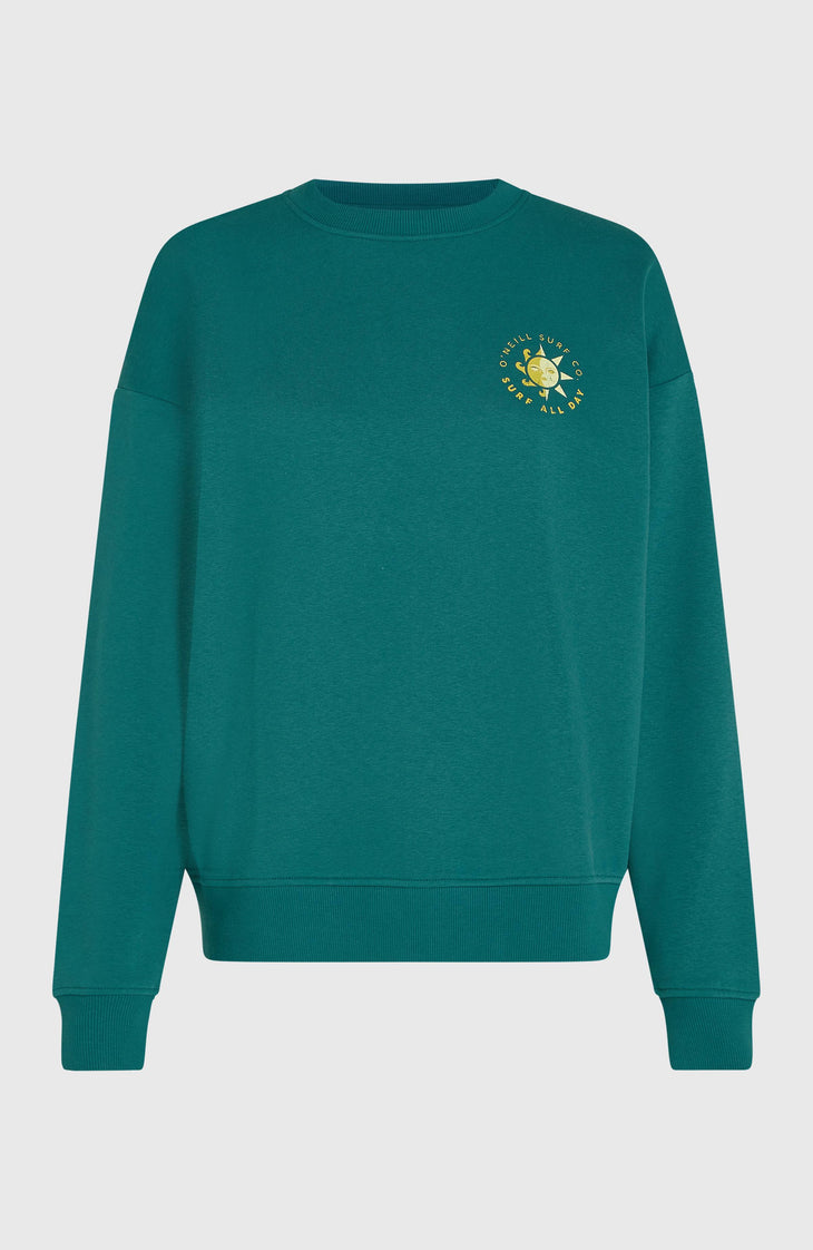 Summer Musthave Crewneck sweater | Botanical Heat