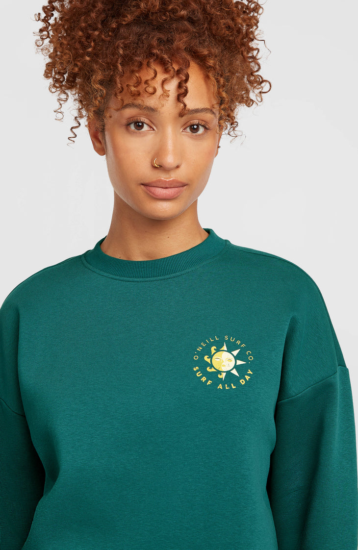 Summer Musthave Crewneck sweater | Botanical Heat