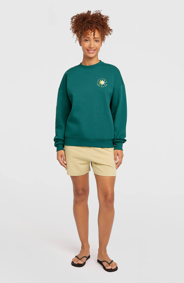 Summer Musthave Crewneck sweater | Botanical Heat