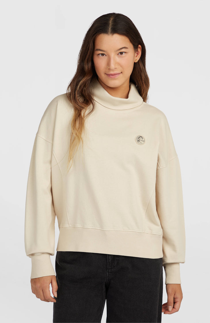 O'Riginals sweater met hoge hals | Linen White