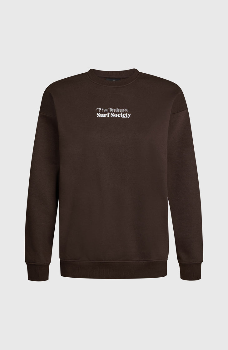 Future Surf Crew sweater | Coffee Bean