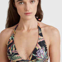 Bikini Marga - Rita Halter | Black Tropical Flower