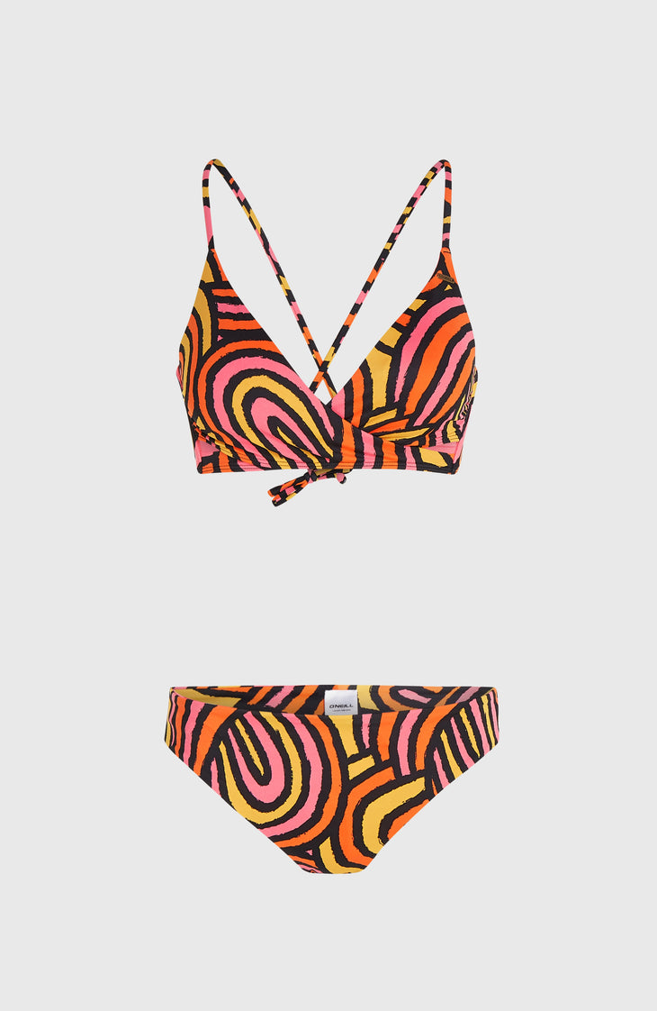 Baay Maoi bikiniset | Orange Rainbow Stripe