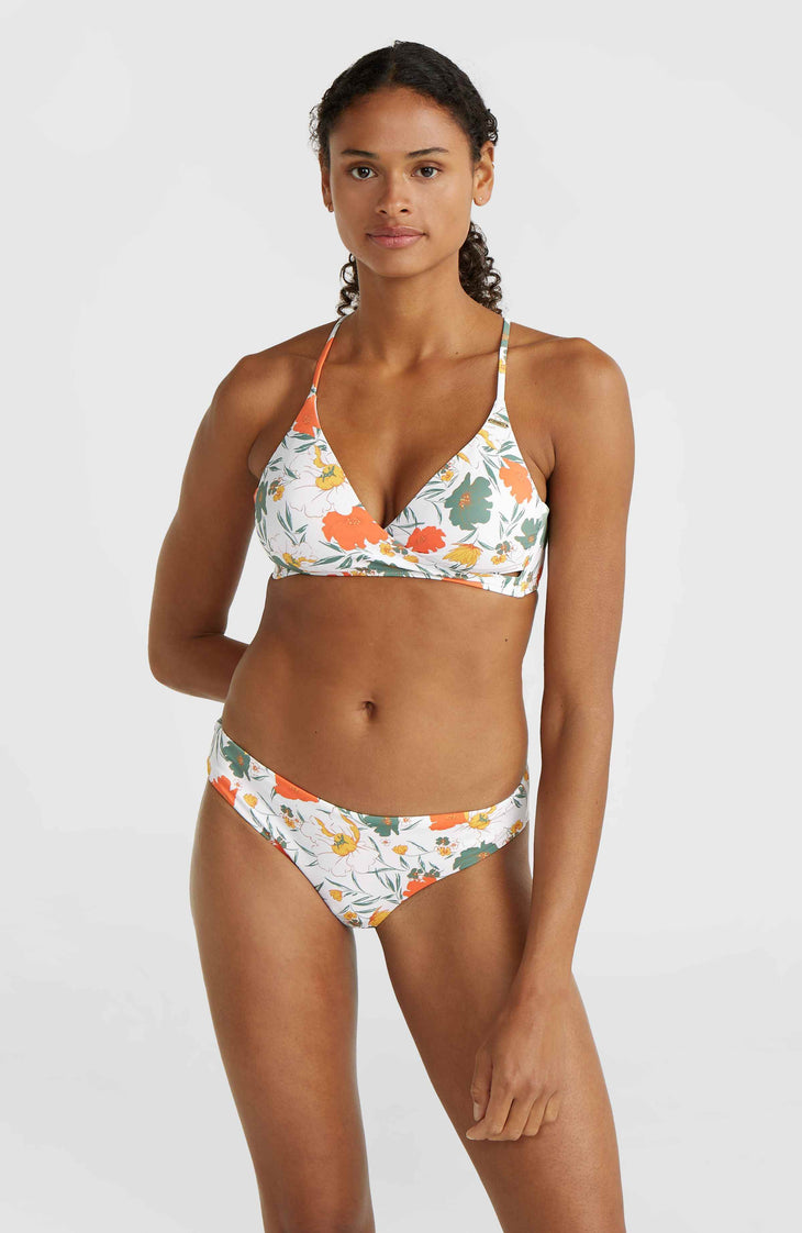 Baay bikinitop | White Tropical Flower