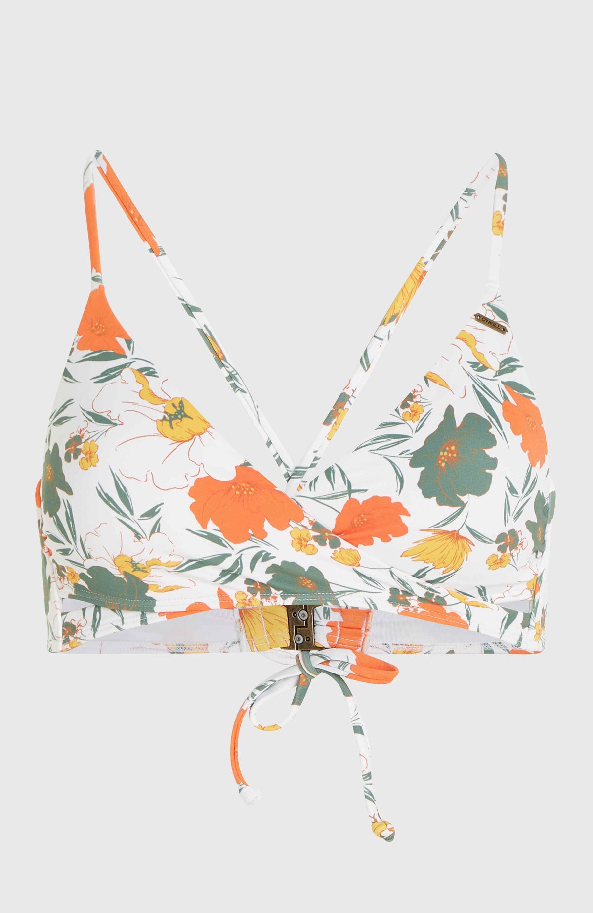 Baay bikinitop | White Tropical Flower