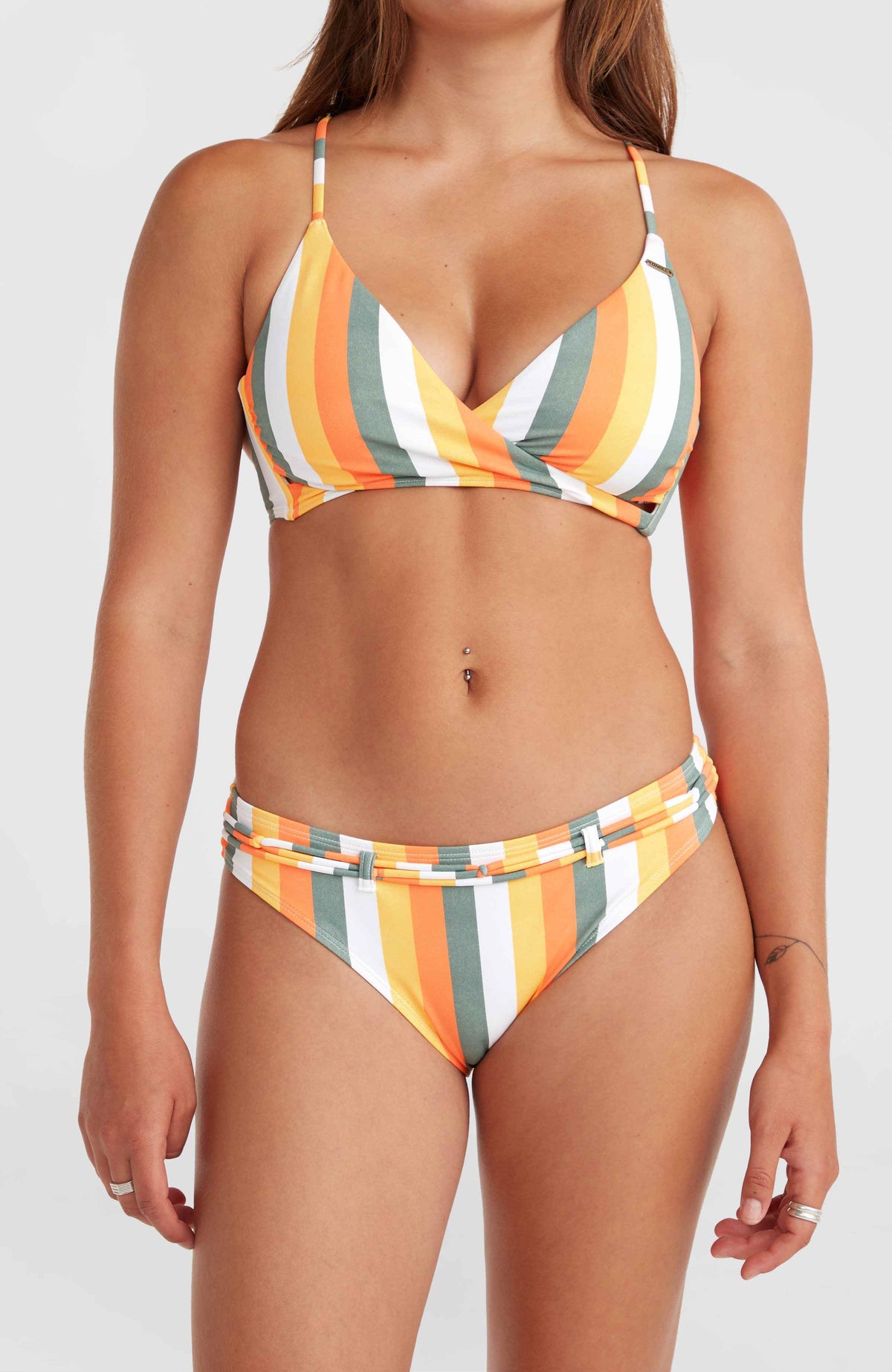 Cruz bikinibroekje | Orange Multistripe
