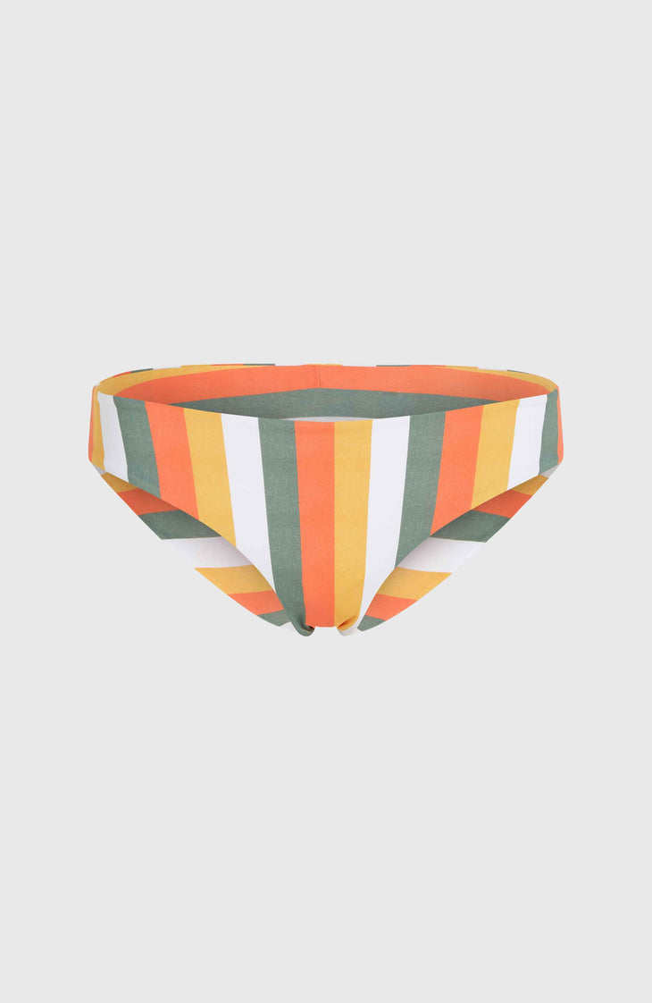 Maoi bikinibroekje | Orange Multistripe