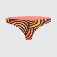 Skye bikinibroekje | Orange Rainbow Stripe