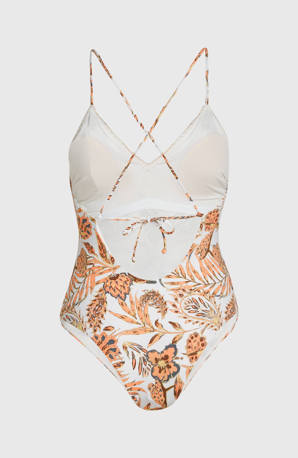 Saltwater Jaida Crochet badpak | Orange Jungle Paisey