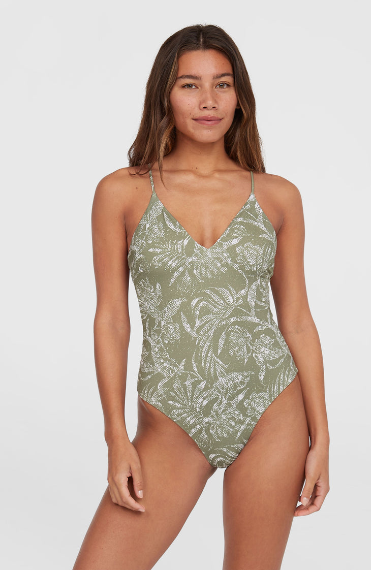 Jaida badpak | Green Textured Jungle