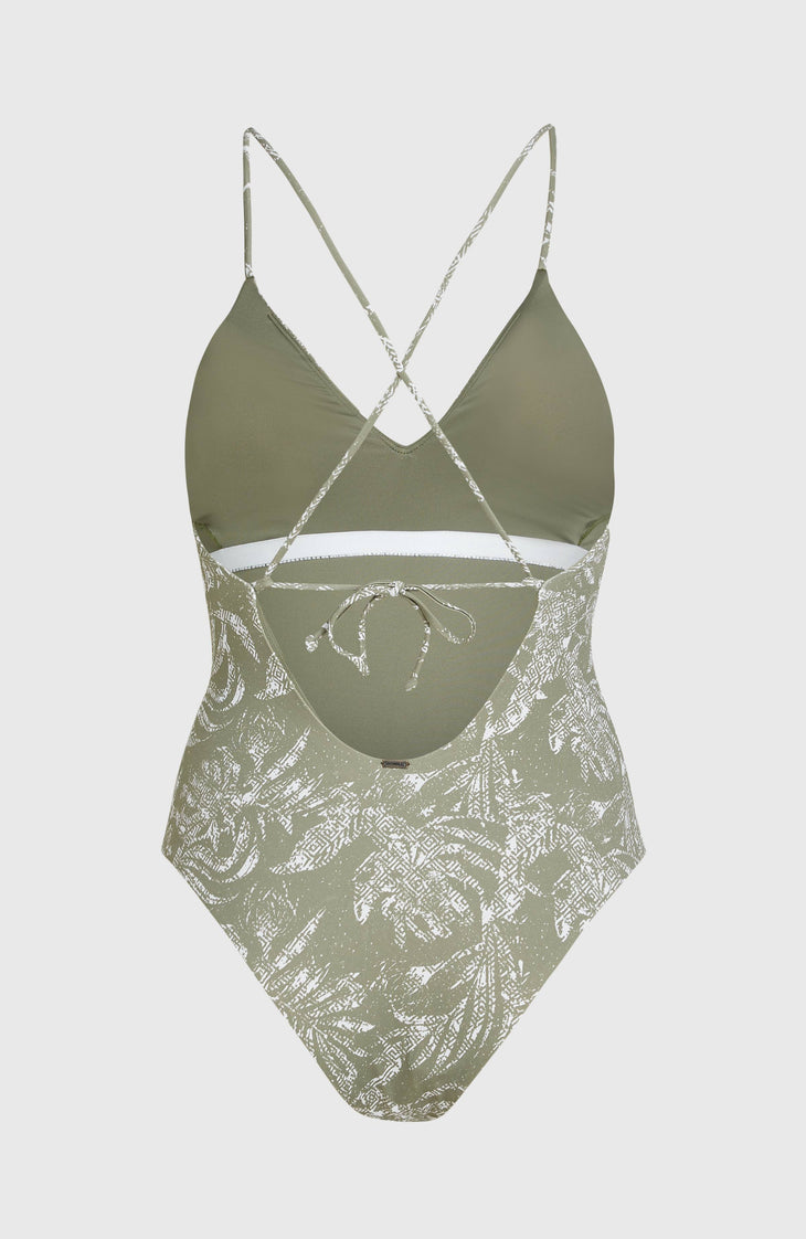 Jaida badpak | Green Textured Jungle