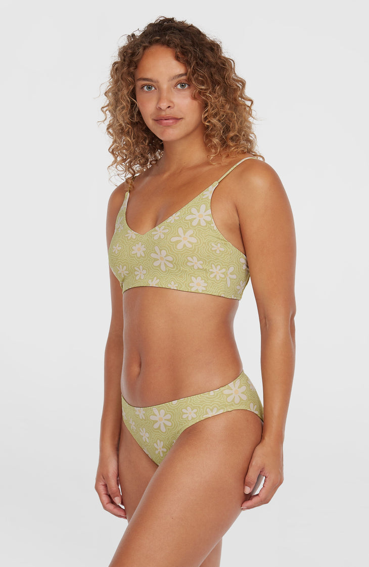 Beach Vintage Midles Rita bikiniset | Green Daisyline