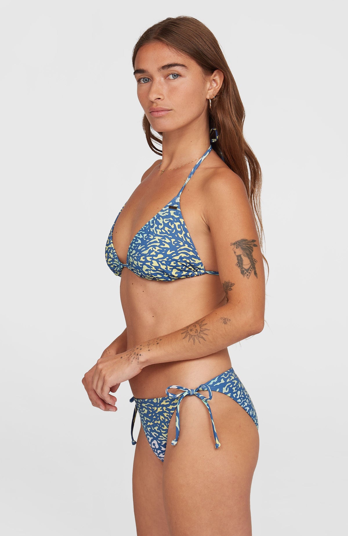 Essentials Capri Bondey bikiniset | Yellow Animal Blur
