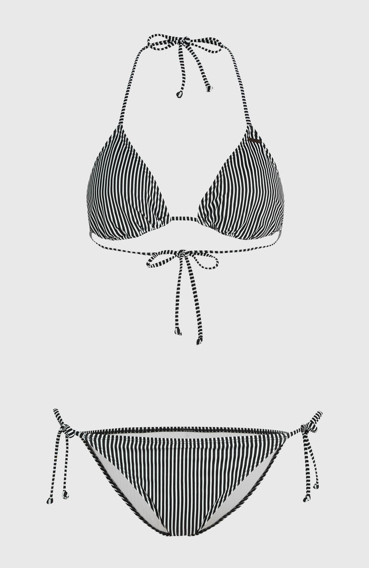 Essentials Capri Bondey bikiniset | Black Simple Stripe