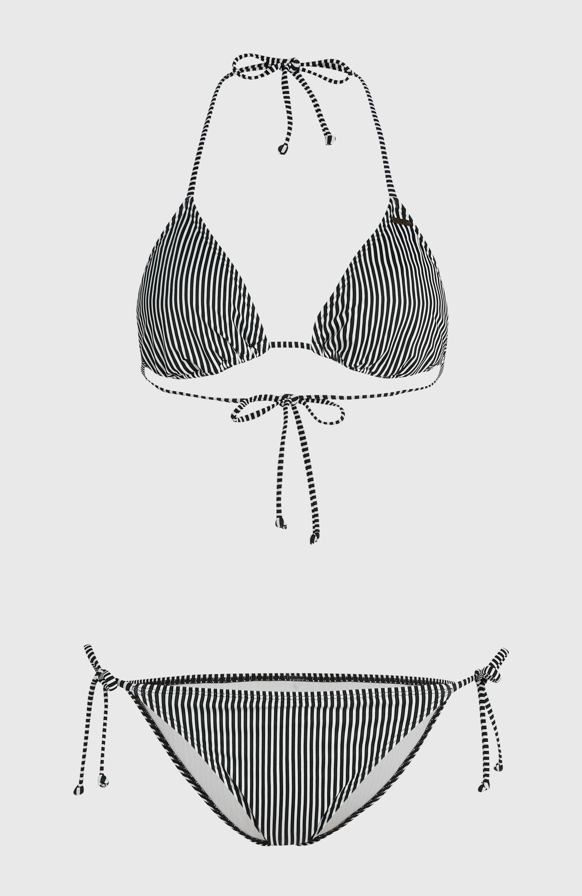 Essentials Capri Bondey bikiniset | Black Simple Stripe