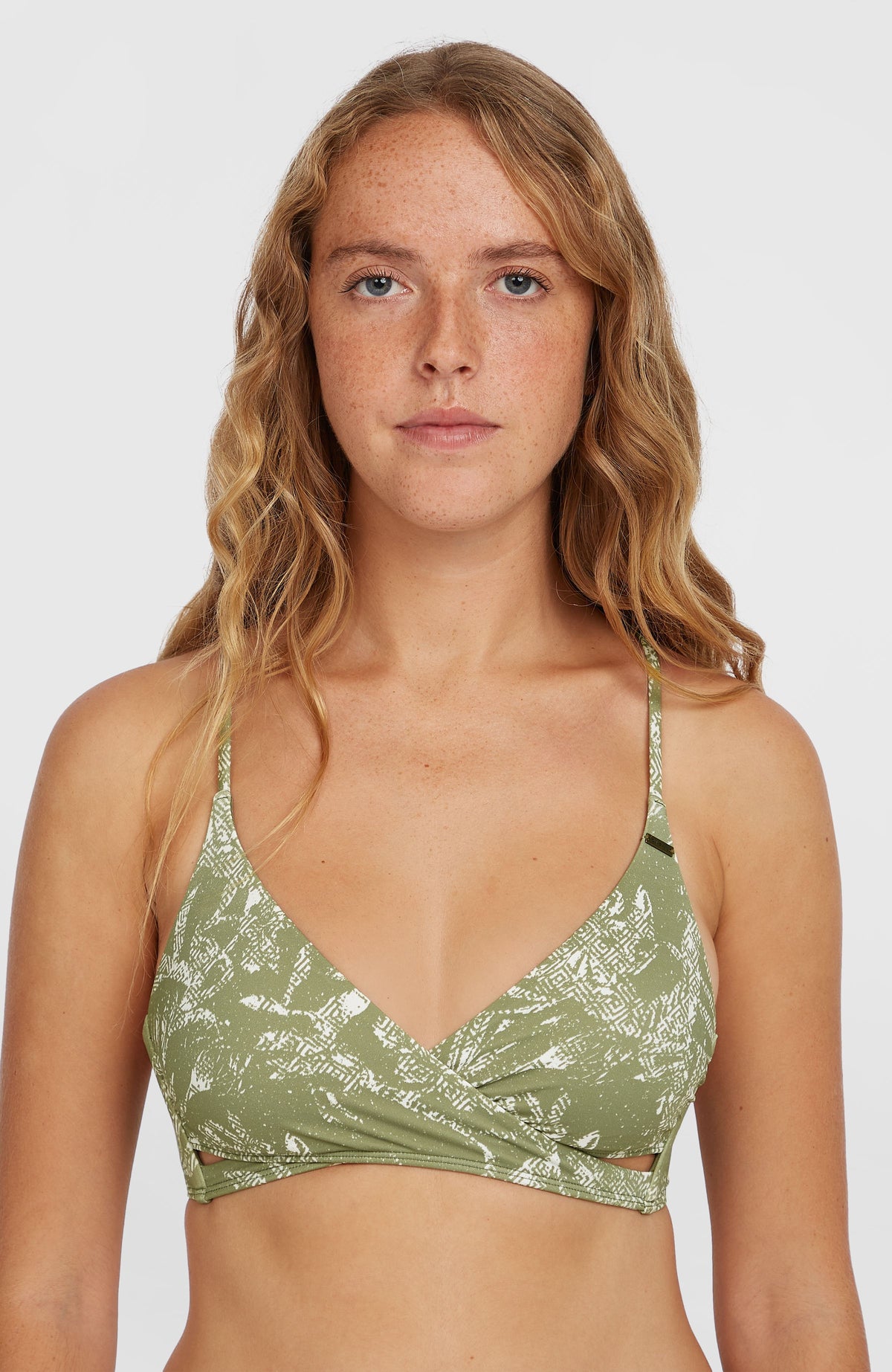 Baay bikinitop | Green Textured Jungle