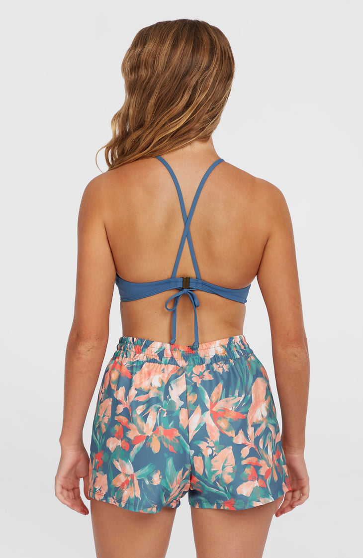 Essentials Print 12'' zwembroek | Blue Painted Tropics