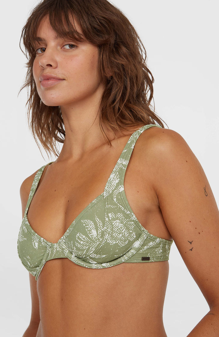 Saltwater Elsie Rita bikiniset | Green Textured Jungle