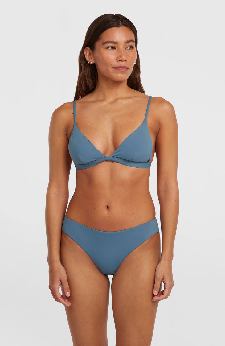 Seaside Tri bikinitop | Copen Blue