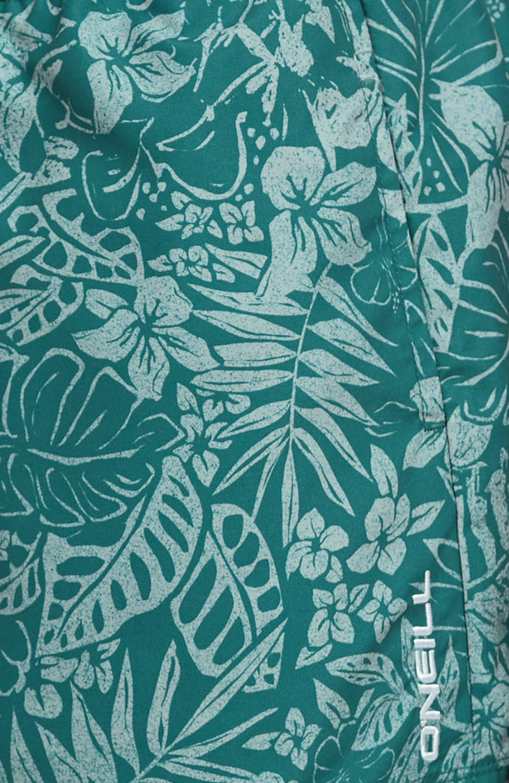 Essentials 12'' All-Over Print zwembroek | Green Island Sky