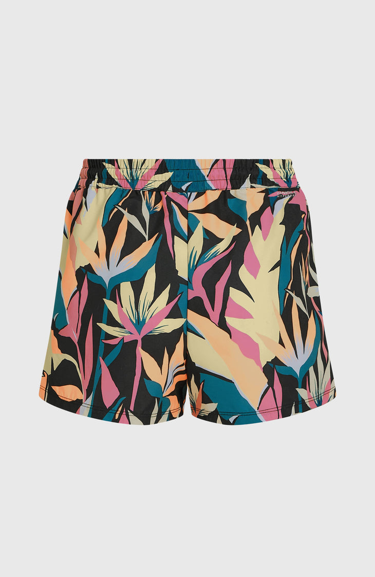 Essentials 12'' All-Over Print zwembroek | Black Wmns Tropicana