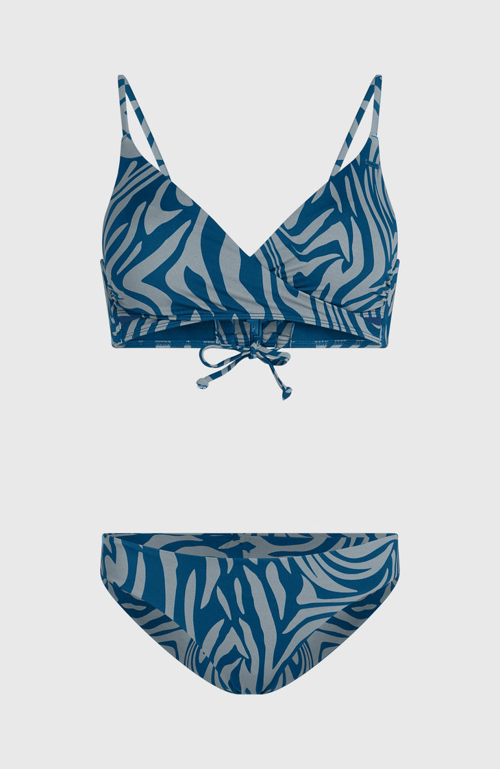 Baay Maoi bikiniset | Blue Swirl Zebra