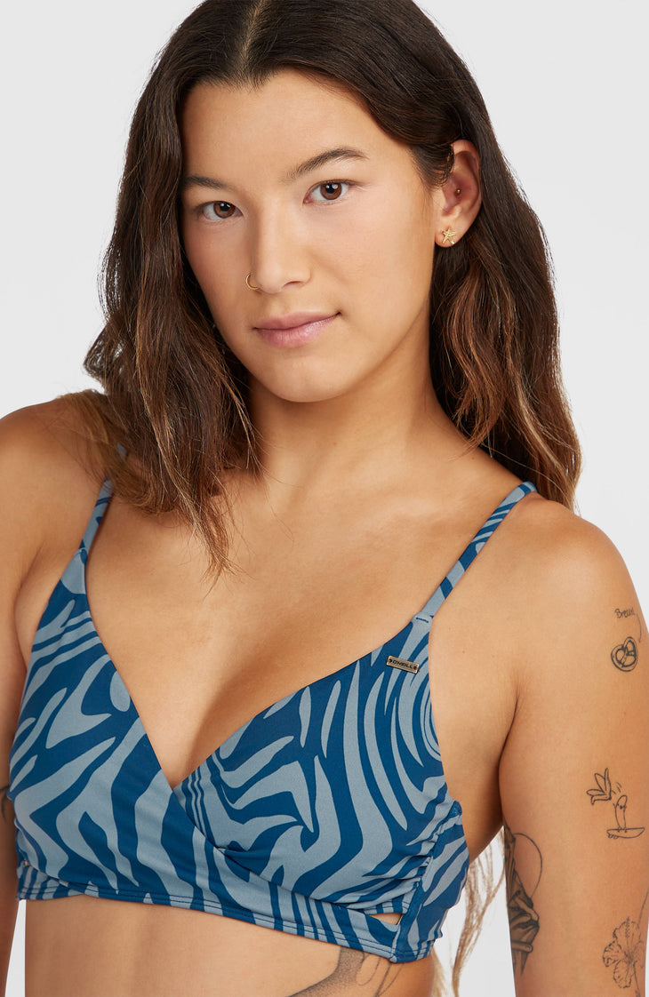 Baay Maoi bikiniset | Blue Swirl Zebra