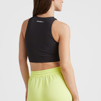 Active Cropped Sporttop | Black Out