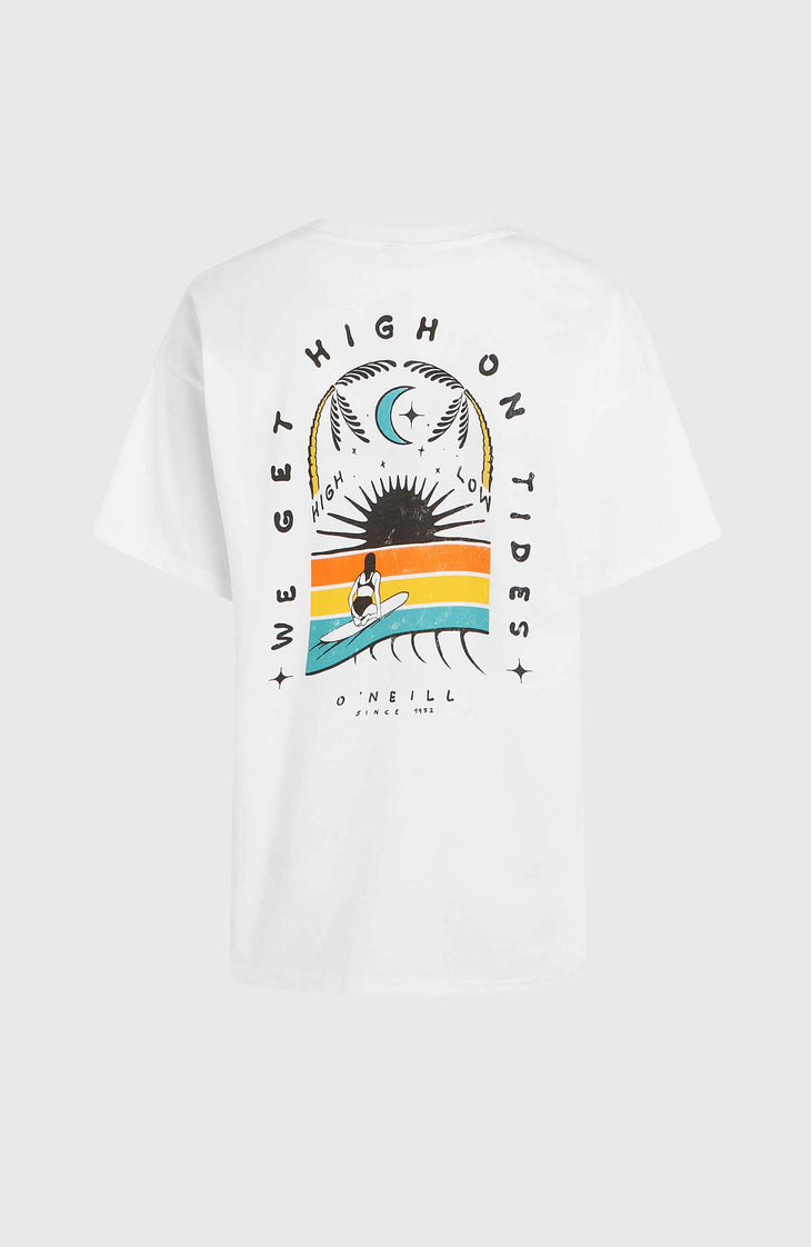 O'Neill Beach Vintage High On Tides T-shirt | Snow White