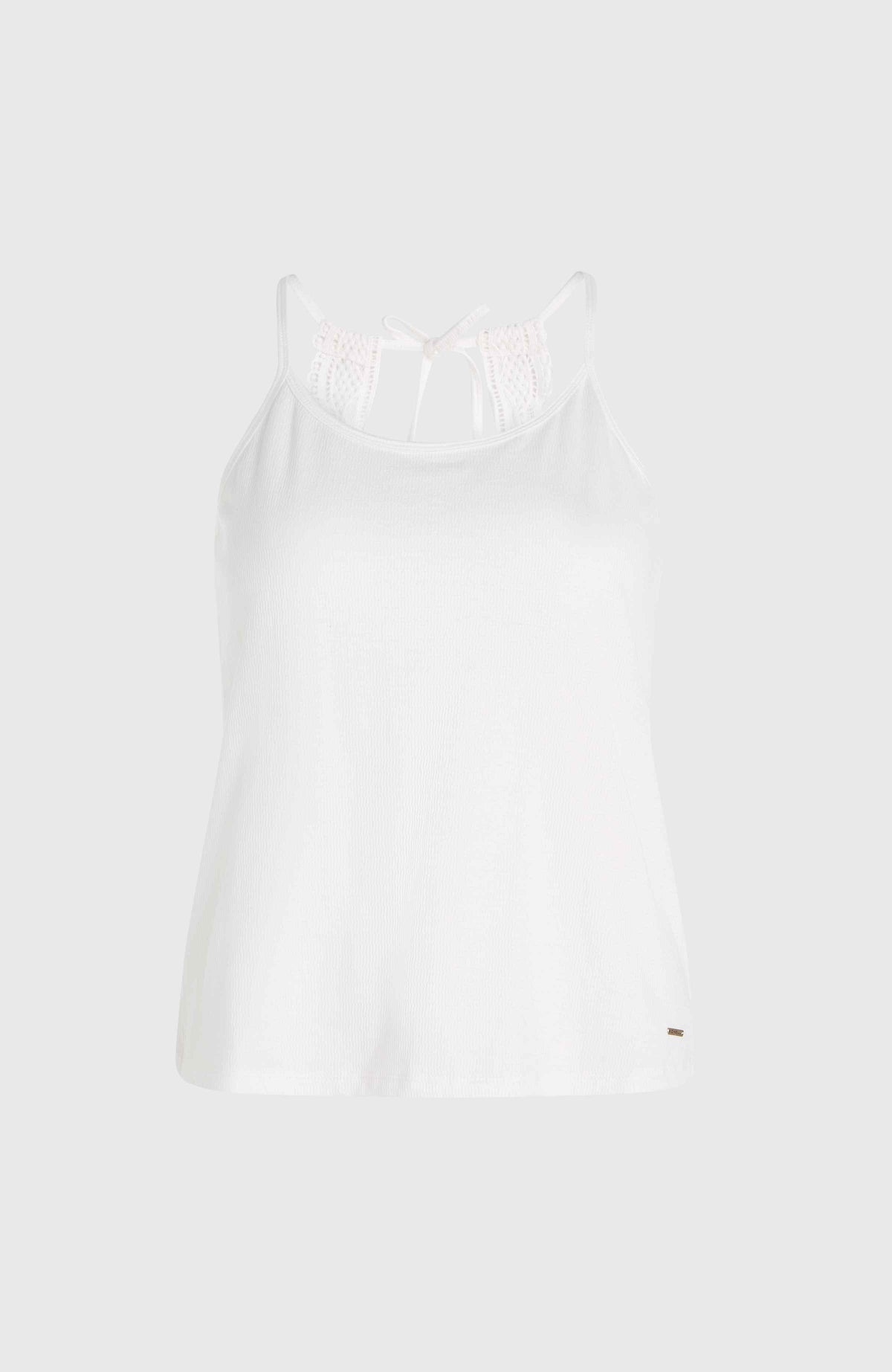 Essentials Ava tanktop met kant | Snow White