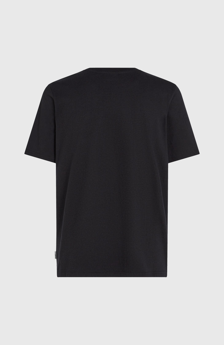 Chest Graphic T-shirt | Black Out
