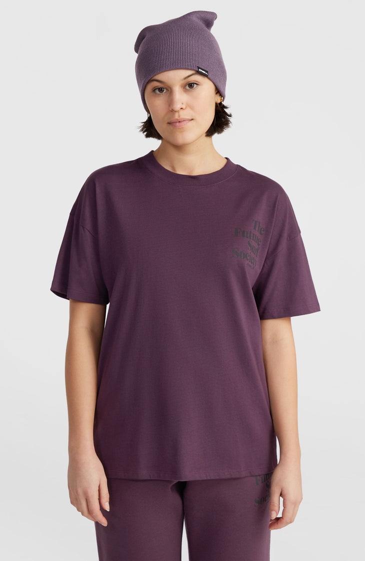 Future Surf Society T-shirt | Aubergine